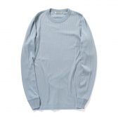 AURALEE-Men-WOOL-SILK-SOFT-RIB-LS-TEE-メンズ-Light-Blue-168x168