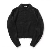 AURALEE-Women-BRUSHED-SUPER-KID-MOHAIR-KNIT-POLO-レディース-Ink-Black-168x168