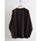 COMOLI-コットンジャージ-長袖Tシャツ-Brown-168x168