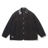 FreshService-COTTON-CANVAS-LEATHER-COLLAR-WORK-JACKET-Black-168x168