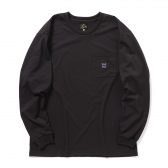 Needles-LS-Crew-Neck-Tee-Poly-Jersey-Dk.Purple-168x168