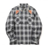 Needles-One-Up-Shirt-Printed-Flannel-Plaid-GreyOlive-168x168
