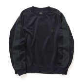 Needles-Track-Crew-Neck-Shirt-Poly-Smooth-Navy-168x168