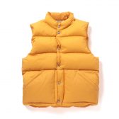 AURALEE-Men-SUPER-LIGHT-NYLON-RIPSTOP-DOWN-VEST-メンズ-Light-Orange-168x168
