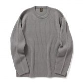 BATONER-SOLID-WOOL-RIB-CREW-NECK-メンズ-Gray-168x168