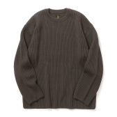 BATONER-SOLID-WOOL-RIB-CREW-NECK-メンズ-Walnut-168x168