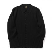 BATONER-SOLID-WOOL-RIB-POLO-ZIP-UP-BLOUSON-メンズ-Black-168x168