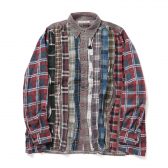 Rebuild-by-Needles-Flannel-Shirt-Ribbon-Shirt-Wide-Fサイズ_1-168x168