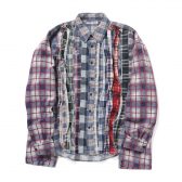 Rebuild-by-Needles-Flannel-Shirt-Ribbon-Shirt-Wide-Fサイズ_2-168x168