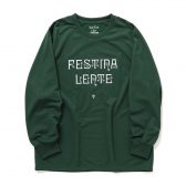 South2-West8-LS-Tee-FESTINA-LENTE-Green-168x168