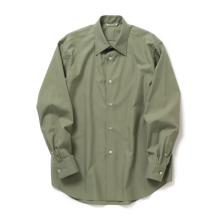 AURALEE / オーラリー | WASHED FINX TWILL SHIRT (メンズ) - Olive