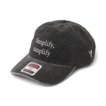 South2 West8 / サウスツーウエストエイト | Strap Back Cap - Simplify,simplify - Black
