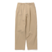 CURLY / カーリー | KNIT CHINO-CLOTH PANTS (STRAIGHT) - Khaki