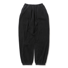 COMOLI / コモリ | フリース ドローストリングパンツ - Fade Black