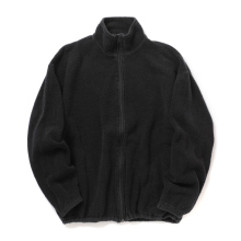 COMOLI / コモリ | フリース ジップジャケット - Fade Black