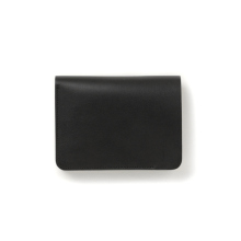 forme / フォルメ | Post wallet / 表革 ILCEA#Black 内装革 DOUBLE#Brown