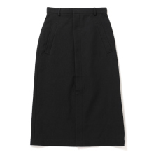 AURALEE / オーラリー | WOOL COTTON LINEN OX SKIRT (レディース) - Black