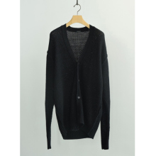 COMOLI / コモリ | 5G ニットカーディガン - Black