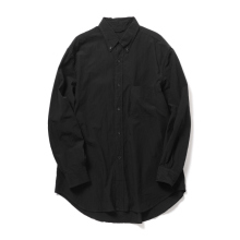 blurhmsROOTSTOCK / ブラームスルーツストック | Hard Twist Chambray B.D Shirt - Black