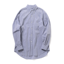 blurhmsROOTSTOCK / ブラームスルーツストック | Hard Twist Chambray B.D Shirt - Saxe Blue