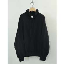 COMOLI / コモリ | ジャージ ジップパーカ - Black