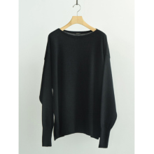 COMOLI / コモリ | カシミヤ和紙 コモリニット - Black