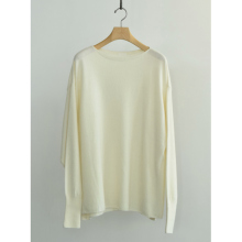 COMOLI / コモリ | カシミヤ和紙 コモリニット - Ecru