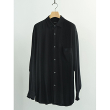 COMOLI / コモリ | レーヨン コモリシャツ - Black