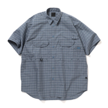 DAIWA PIER39 / ダイワピア39 | TECH FISHING SHIRT S/S SUMMER PLAID - Smoke Blue