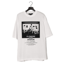 ESSAY / エッセイ | MTS-8_FLOWER OVERSIZED GARMENT DYE T-SHIRT - White