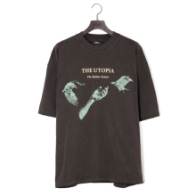 ESSAY / エッセイ | MTS-9_UTOPIA OVERSIZED GARMENT DYE T-SHIRT - Vintage Black