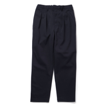 CURLY / カーリー | SOLID DOUBLE-KNIT TAPERED PANTS - Navy