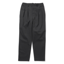 CURLY / カーリー | SOLID DOUBLE-KNIT TAPERED PANTS - Charcoal