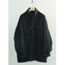 COMOLI / コモリ | 店頭にて完売_コットンジャージ M65ジャケット - Black