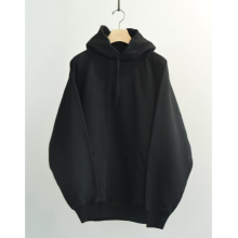 COMOLI / コモリ | コットン裏毛 パーカ - Black