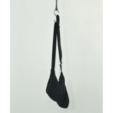 COMOLI / コモリ | シルクネップ ウエストバッグ - Black