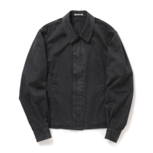 AURALEE / オーラリー | GARMENT-DYED FINX LIGHT CHINO BLOUSON (メンズ) - Black