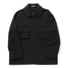AURALEE / オーラリー | WOOL MAX CANVAS BLOUSON (メンズ) - Black
