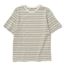AURALEE / オーラリー | GRADIENT STRIPE JERSEY TEE (レディース) - Fade Mint Stripe
