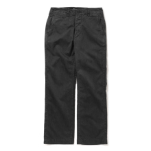 AURALEE / オーラリー | GARMENT-DYED FINX LIGHT CHINO PANTS (メンズ) - Black