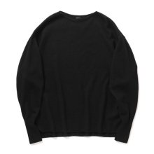 COMOLI / コモリ | カシミヤ和紙 コモリニット - Black