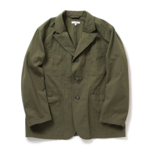 ENGINEERED GARMENTS / エンジニアドガーメンツ | Bedford Jacket - Cotton Sanded Cloth - Olive