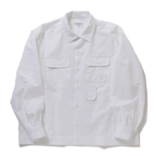 ENGINEERED GARMENTS / エンジニアドガーメンツ | Bowling Shirt - Polyester Mesh - White