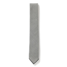 ENGINEERED GARMENTS / エンジニアドガーメンツ | Narrow Tie - Micro Houndstooth Tropical Wool - Grey