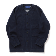 CURLY / カーリー | KNIT DENIM COVERALL JACKET - Indigo