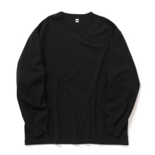 blurhms / ブラームス | Co/Silk Nep Tee L/S - Black
