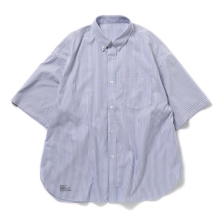 FreshService / フレッシュサービス | DRY OXFORD CORPORATE S/S B.D SHIRT - Blue St