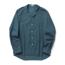 NICENESS / ナイスネス | I.CASTELINO / I.カステリーノ ( インディゴチェック ロースロープシャツ ) - Indigo