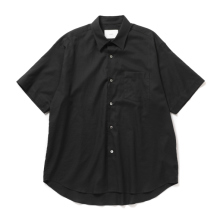 ssstein / シュタイン | COTTON SILK OVERSIZED SS SHIRT - Black