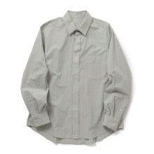 URU / ウル | REGULAR COLLAR L/S SHIRTS B - Natural Plaid
